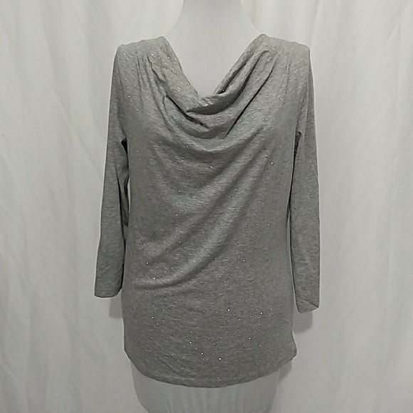 Talbots Tops - Talbots Jeweled 3/4 Quarter Sleeve T-shirt